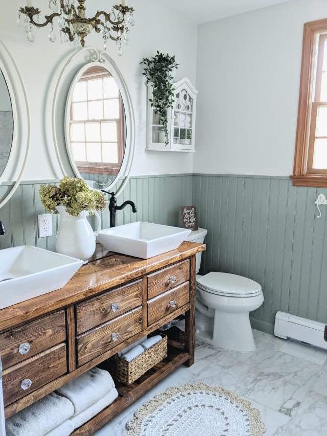 cottage rustic bathroom decor        <h3 class=