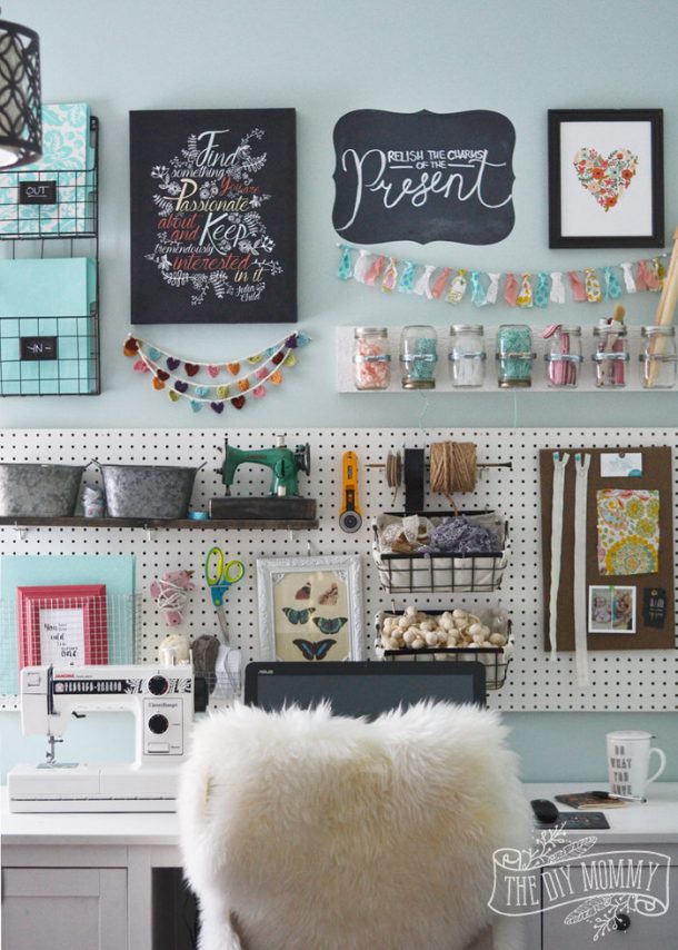 DIY Craft Room Ideas & Projects • The Budget Decorator