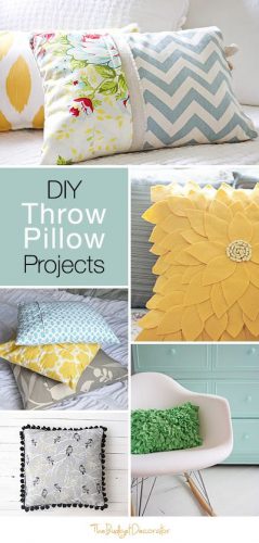 DIY Throw Pillow Projects • The Budget Decorator