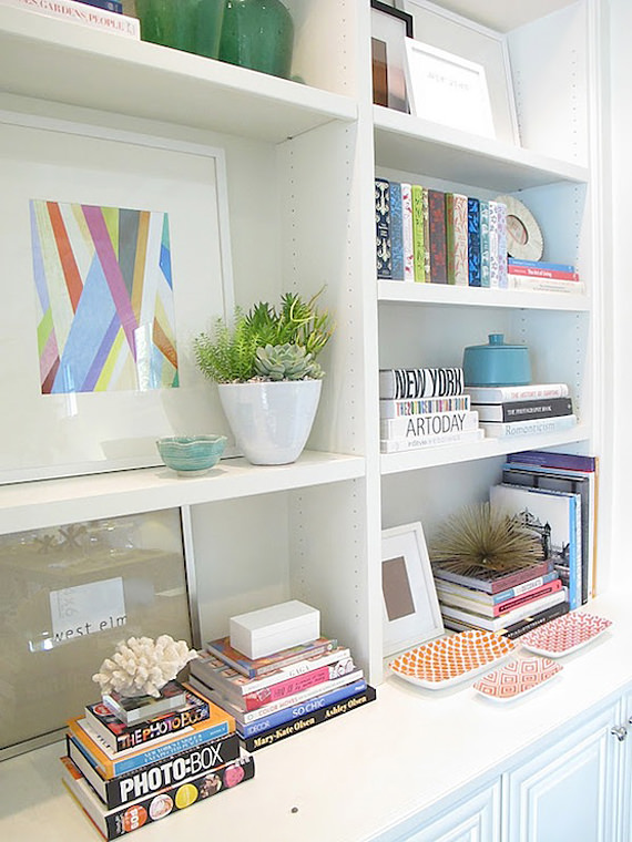 How to Style Bookshelves • The Budget Decorator
