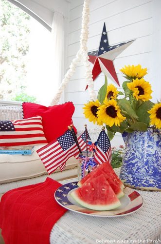 4th of July Front Porch & Outdoor Decorations You Can Make! • The ...