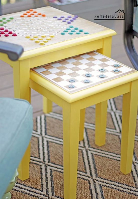 DIY Board Game Tables and Game Boards for Stayin’ Home Fun! • The