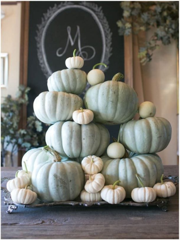 Decorating With Pumpkins And Gourds For Fall • The Budget Decorator