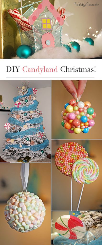 Candyland Christmas Theme Tree • The Budget Decorator