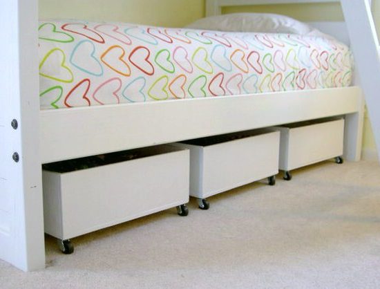 DIY Under Bed Storage