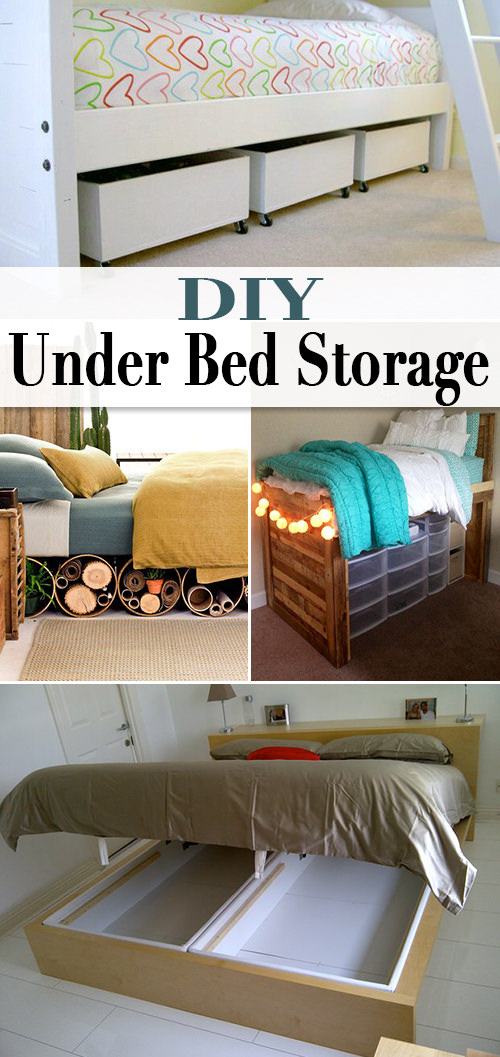 under cabin bed storage ideas