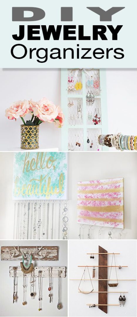 DIY Jewelry Organizer Ideas • The Budget Decorator