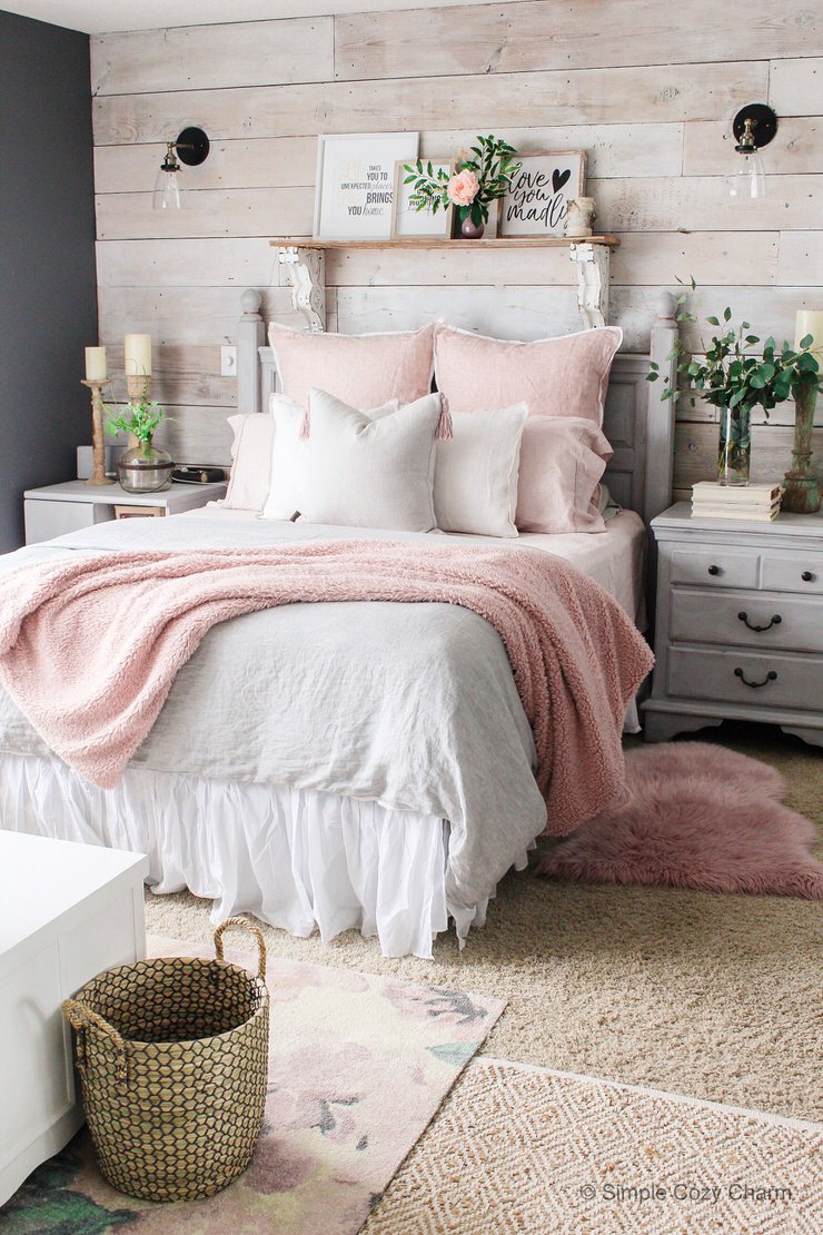 Minimalist Cute Cheap Bedroom Decorating Ideas for Simple Design