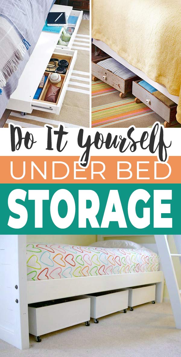 Diy Under Bed Storage Ideas Projects The Budget Decorator
