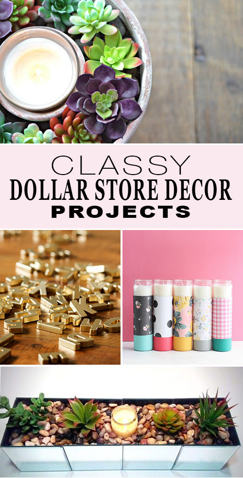 Classy Dollar Store Decor Projects • The Budget Decorator