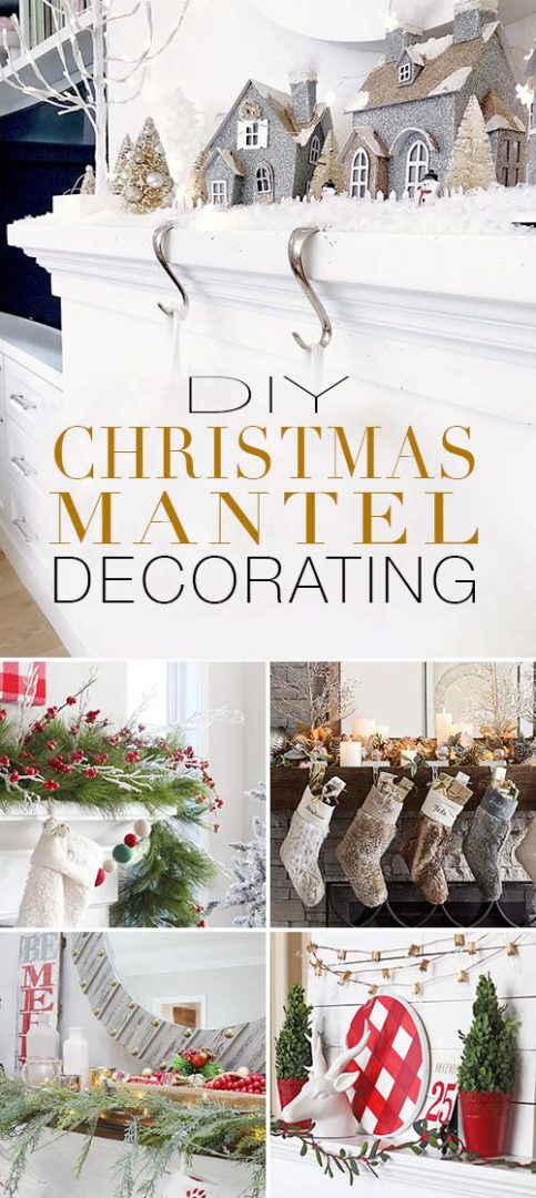 DIY Christmas Mantel Decorating Ideas • The Budget Decorator