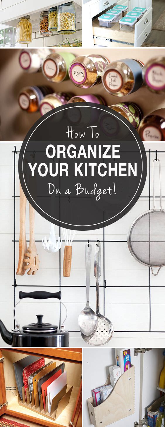 8 Budget-Friendly Kitchen Organization Ideas! - Driven by Decor