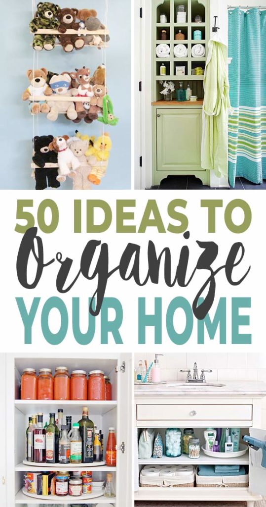 50 Inexpensive Home Organization Ideas • The Budget Decorator