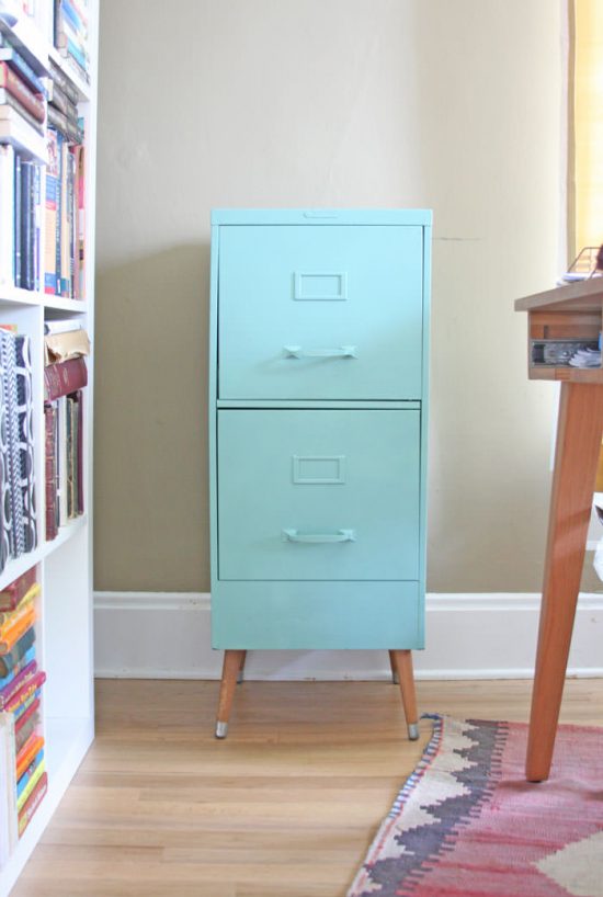 12 Fabulous Filing Cabinet Makeovers • The Budget Decorator