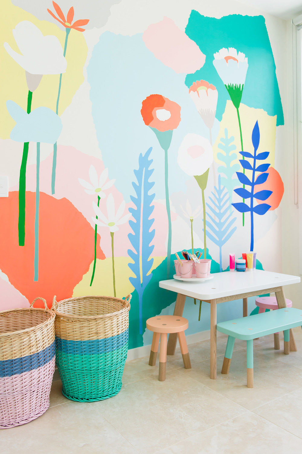 DIY Wall Mural Ideas for Kids - 10 Easy Projects • The Budget Decorator