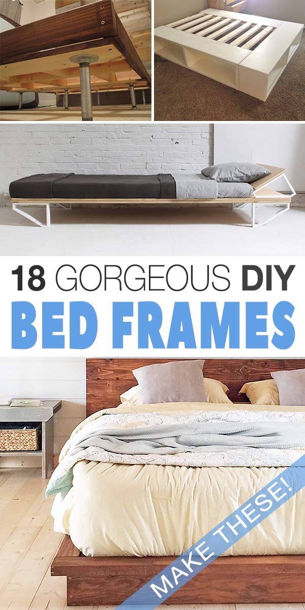 18 Gorgeous Diy Bed Frames The Budget Decorator