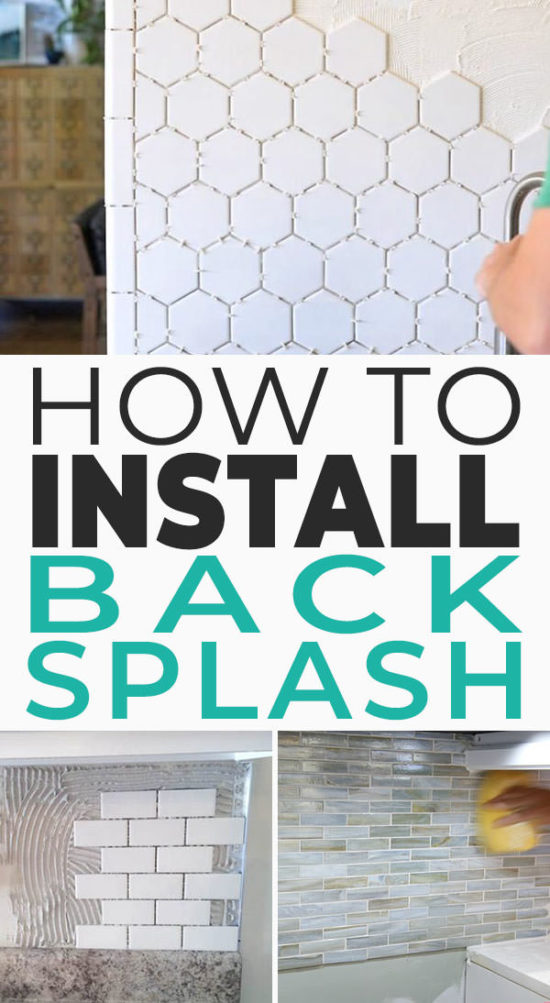 How to Install a Backsplash • The Budget Decorator