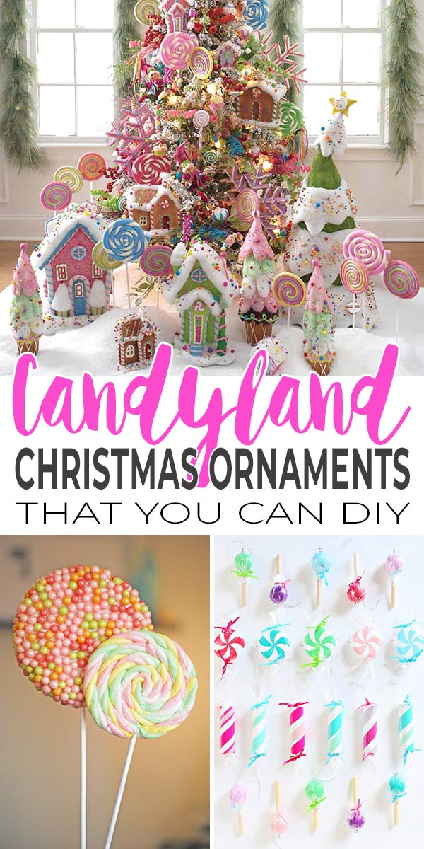 DIY Candyland Christmas Decorations & Ornaments • The Budget Decorator