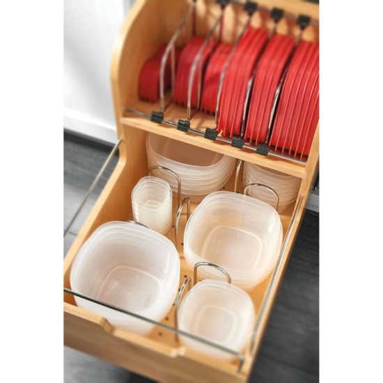 Make Your Own Tupperware Organizer • The Budget Decorator