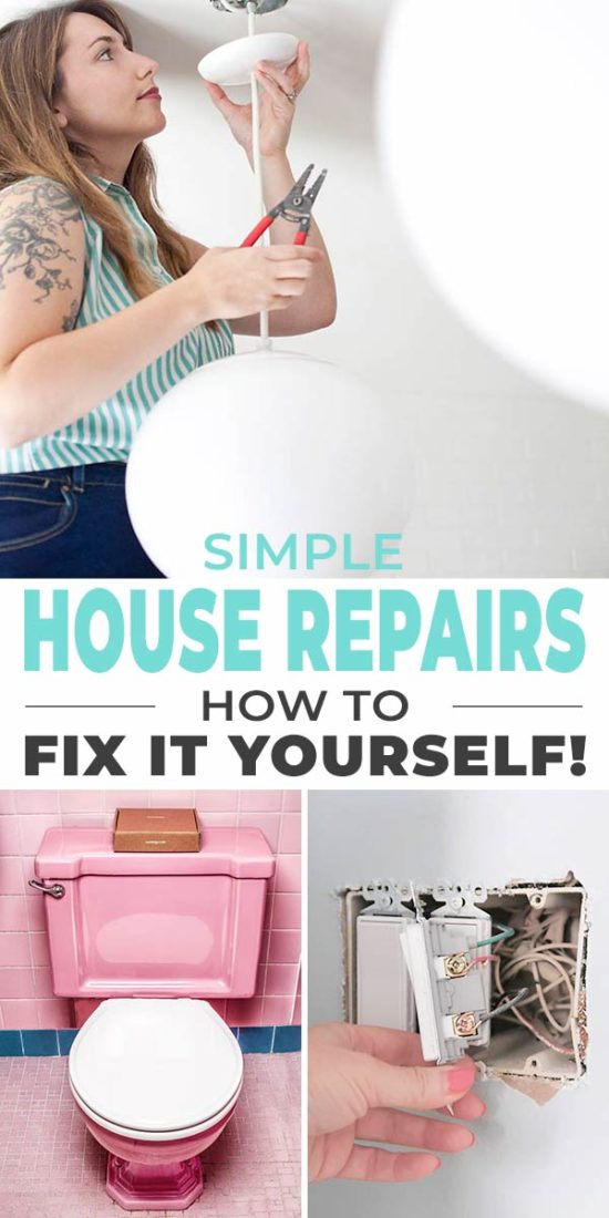 Simple House Repairs - How to Fix It Yourself! • The Budget Decorator