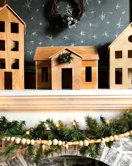 How to Build a Christmas Village Display Stand - DIY Tutorial 