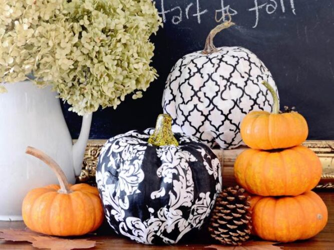 Decorating with Pumpkins & Gourds for Fall • The Budget Decorator