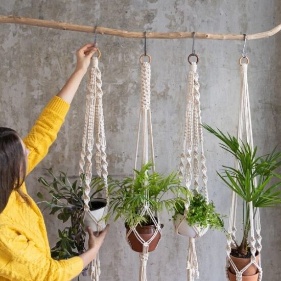 Simple DIY Macrame Plant Hanger Tutorials