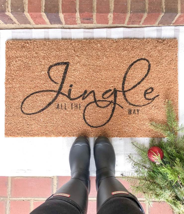 10 Festive Doormats to Welcome Guests this Christmas