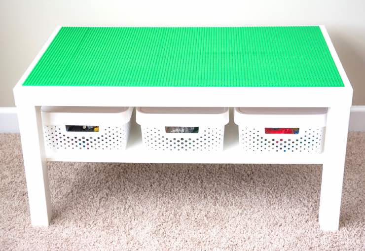 Easy DIY Lego Table with Storage - The Handyman's Daughter