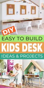 DIY Kids Desk Ideas That Are Easy to Build • The Budget Decorator