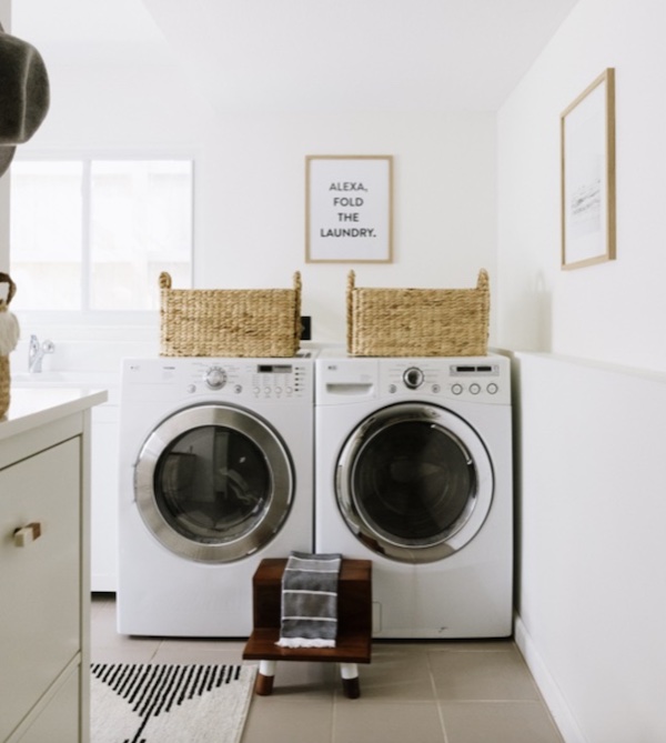 Small Laundry Room Makeover! - Jessica Welling Interiors