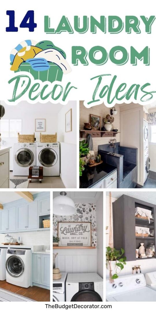 14 Laundry Room Decor Ideas: Functional and Beautiful! • The Budget ...