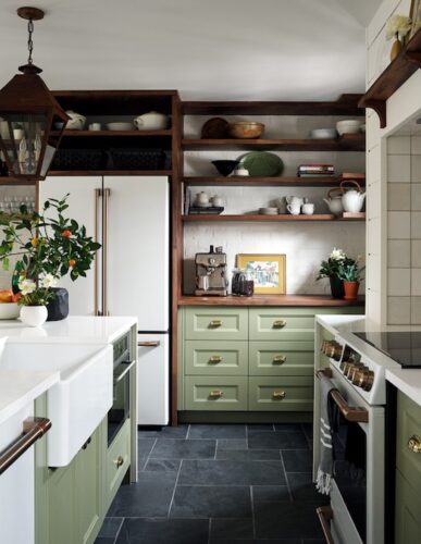 16 Green Kitchen Ideas: our Favorite Kitchen Color! • The Budget Decorator