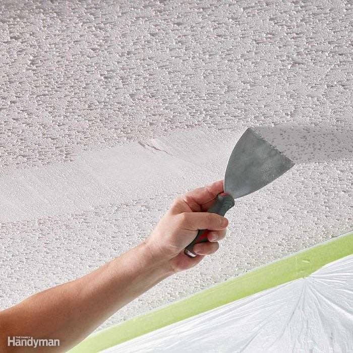 Safe DIY Popcorn Ceiling Removal (and When to Call a Pro) • The Budget ...