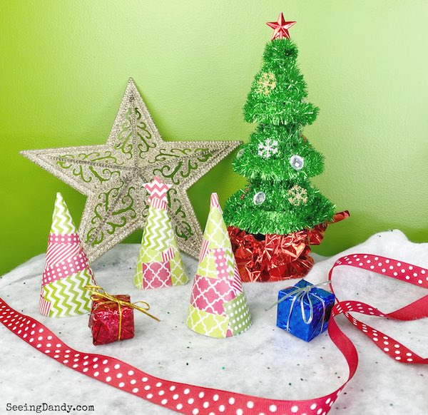 tabletop Whoville themed decorations